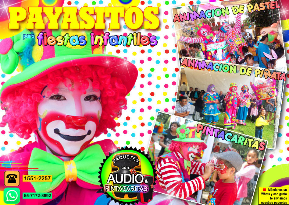 PAYASOS para FIESTAS INFANTILES